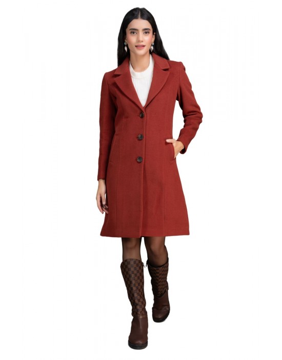 Women Coat Brick